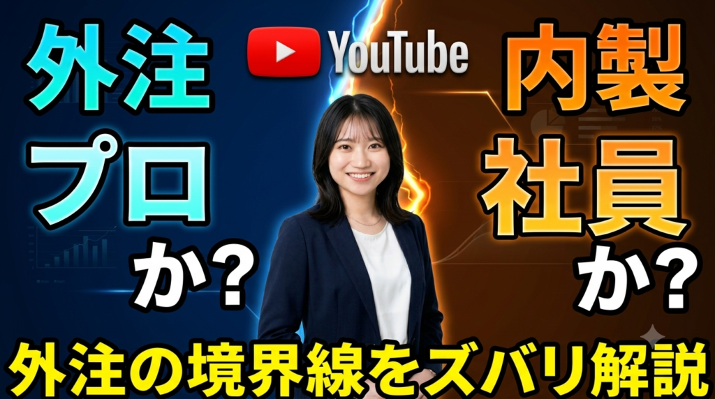 YouTube運用｜内製に向く会社・外注に向く会社の違いとは？判断軸5選