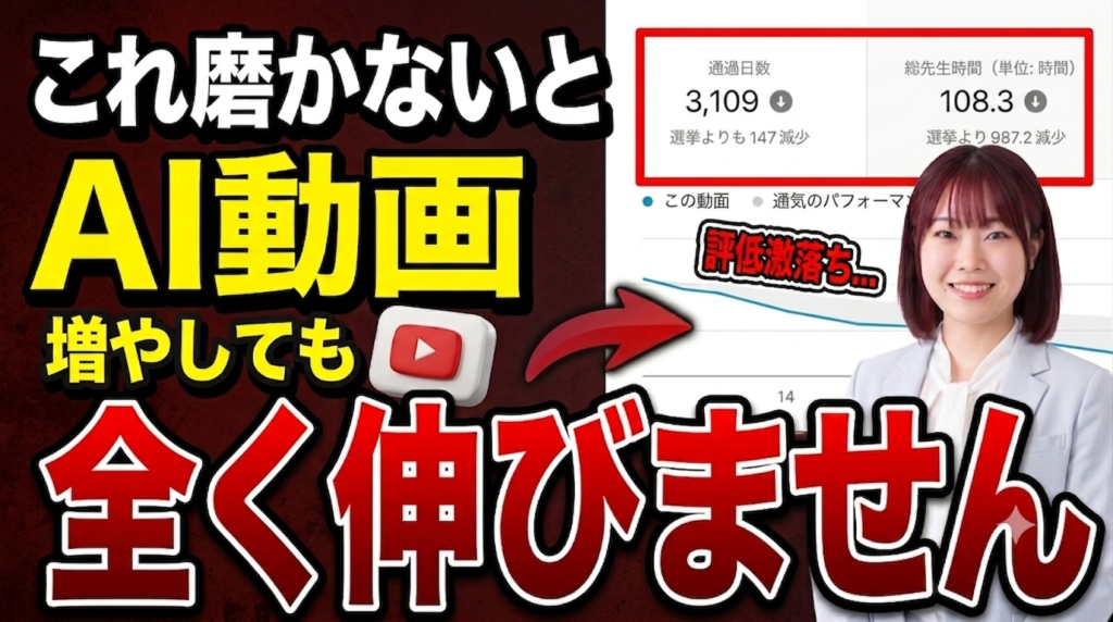 【2026年最新】AIでYouTube動画制作を効率化する方法｜企画・台本・サムネ・編集のワークフロー