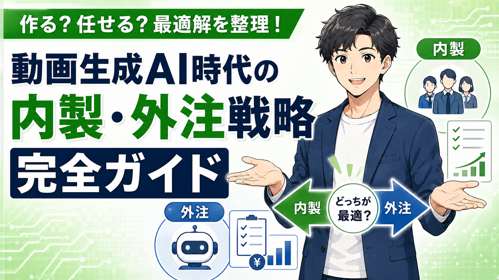 動画生成AI時代の内製・外注戦略完全ガイド