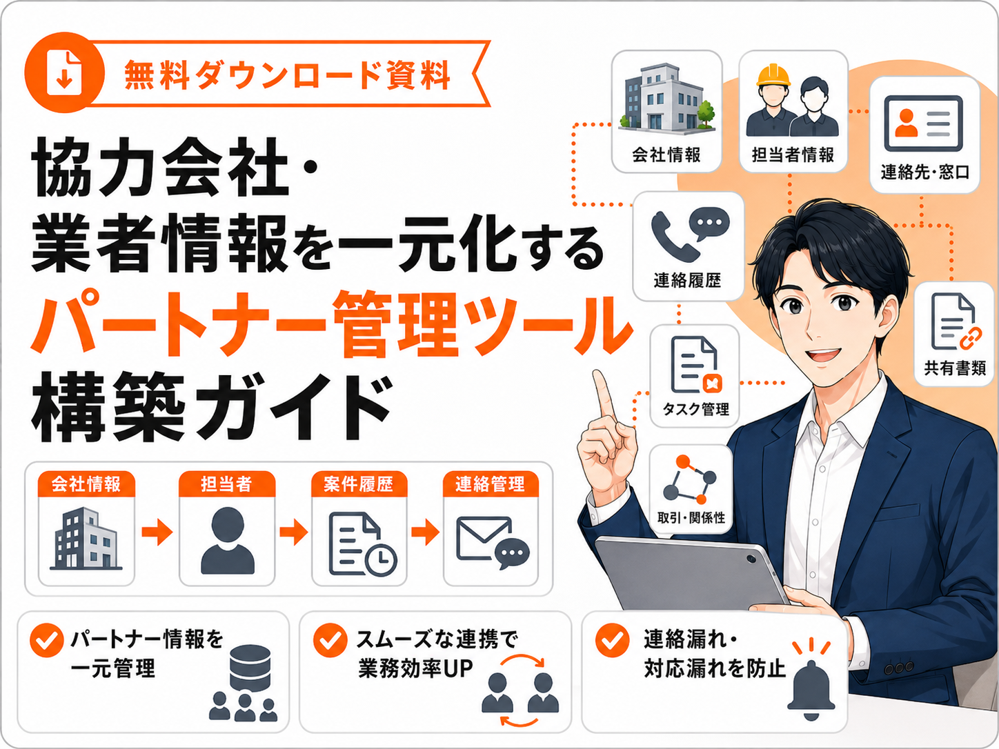 協力会社・業者情報を一元化するパートナー管理ツール構築ガイド
